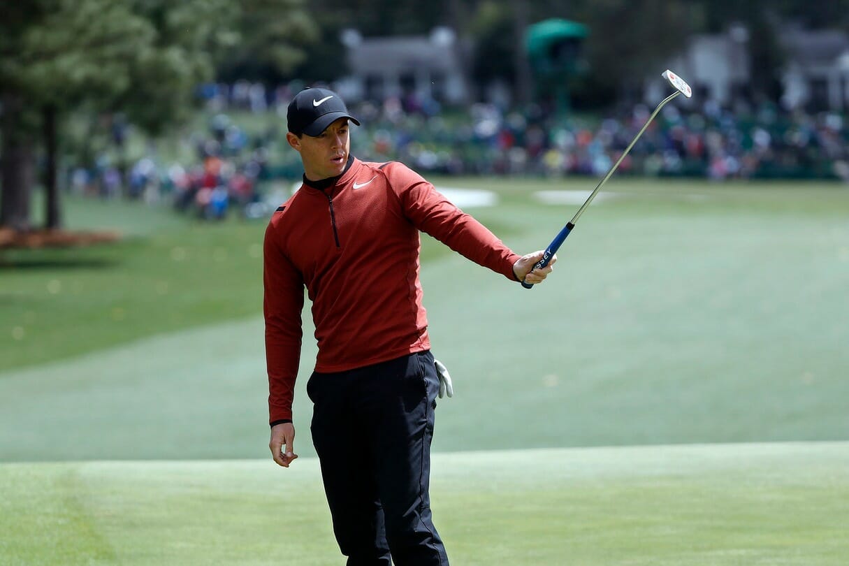 Experience and patience keeps McIlroy in touch at the Masters