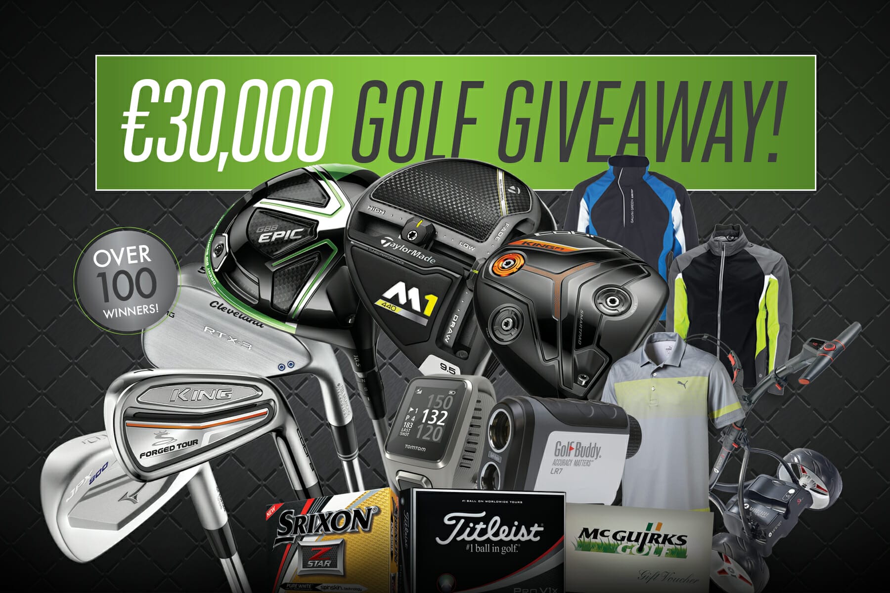€30,000 golf giveaway competition – 2017 Results