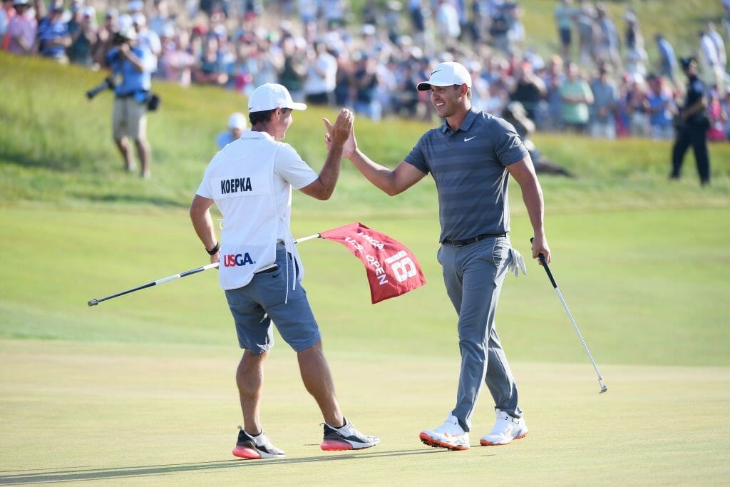 Koepka singles out Ulster caddy, ‘I love him to death’