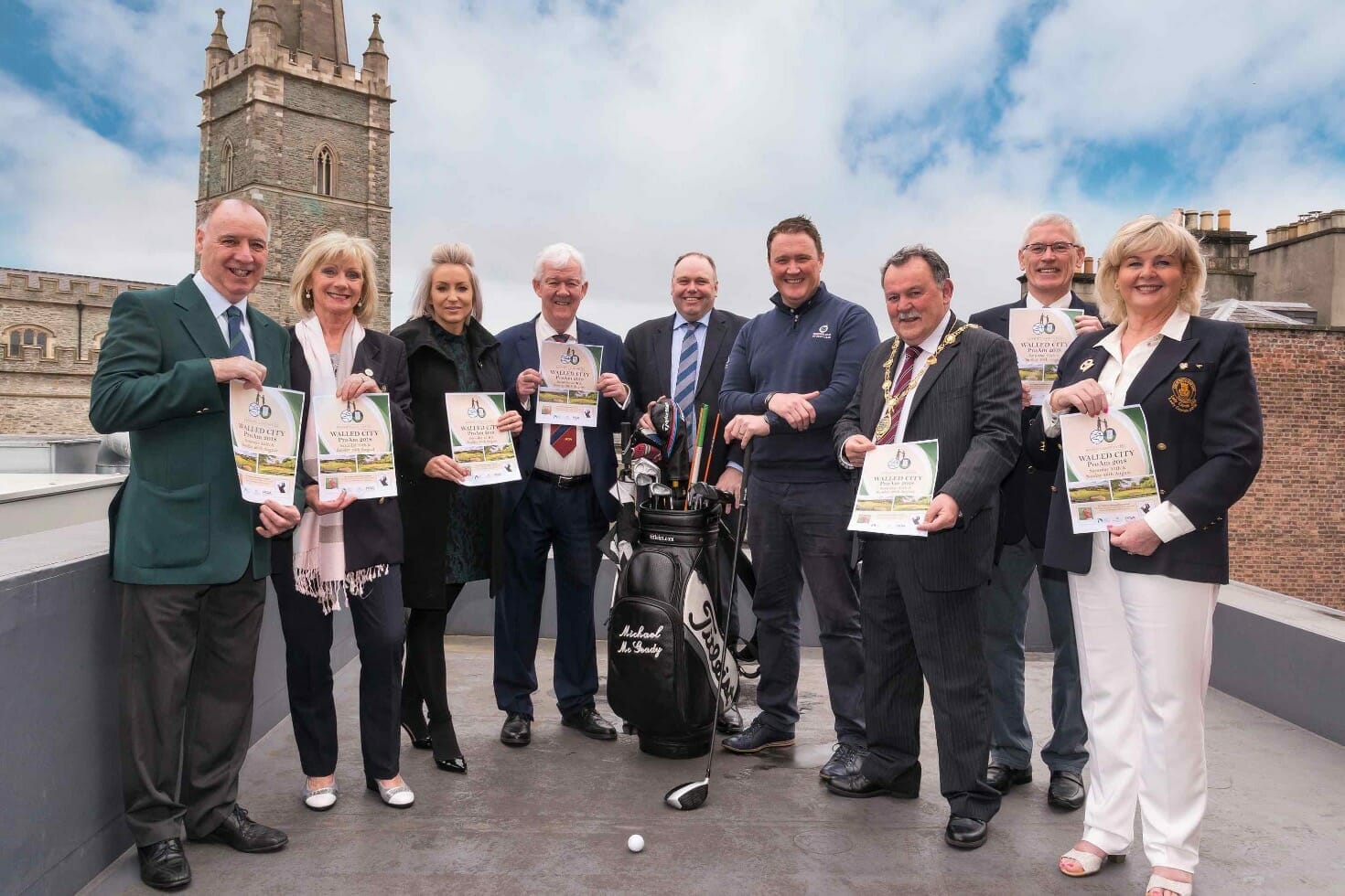 Pros prep for Walled City of Derry Pro Am Tournament
