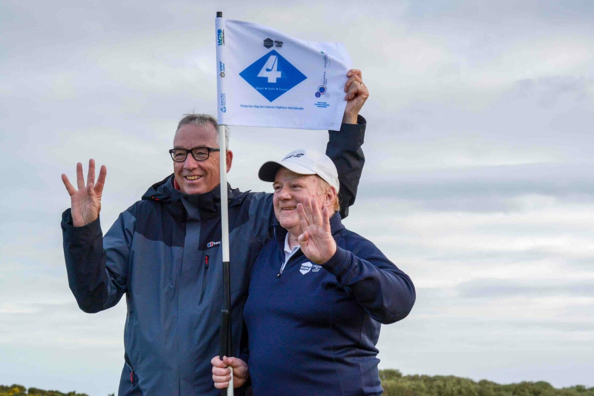 Nick Edmund and Dave Cannon at Royal County Down