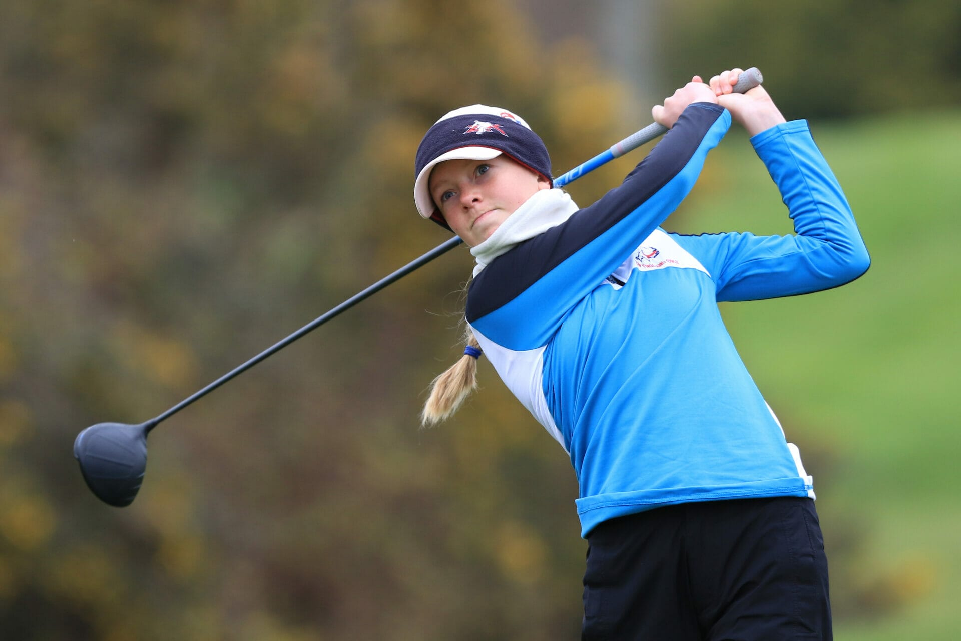 Patience Rhodes (ENG) on the 13th tee during Round 1 of the Irish Girls U18 Open Stroke Play Championship at Roganstown Golf & Country Club, Dublin, Ireland. 05/04/19 Picture: Thos Caffrey / www.golffile.ie