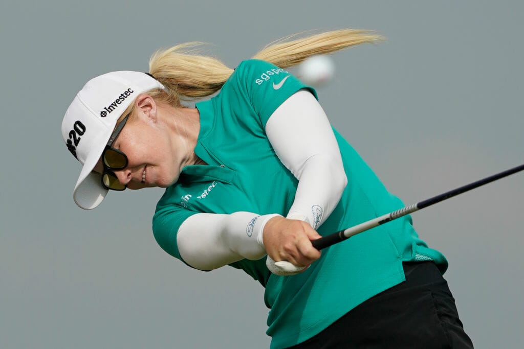It’s LPGA all the way for Stephanie Meadow as she secures her card on the final green