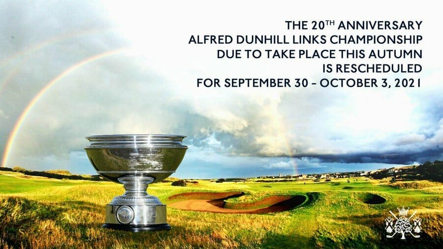 Scotland loses Alfred Dunhill Links; being moved to 2021
