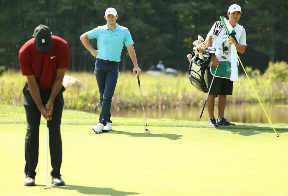 Tiger smacks Rory’s tail for second straight day in Boston