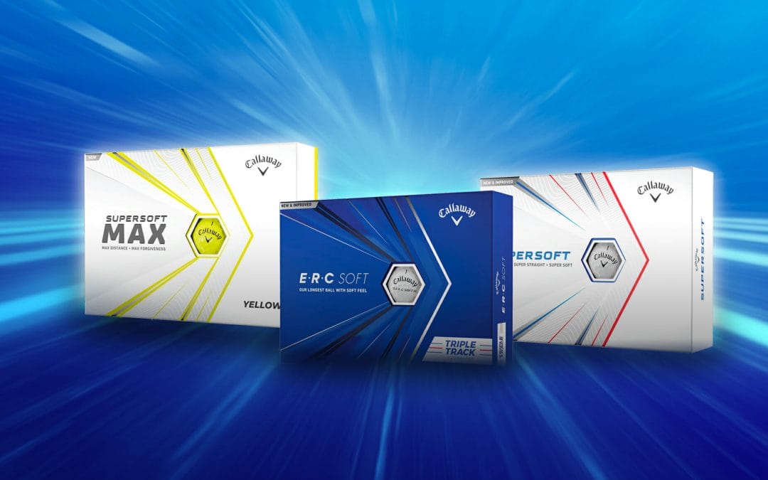 Callaway introduce new ERC Soft, Supersoft and Supersoft Max golf balls