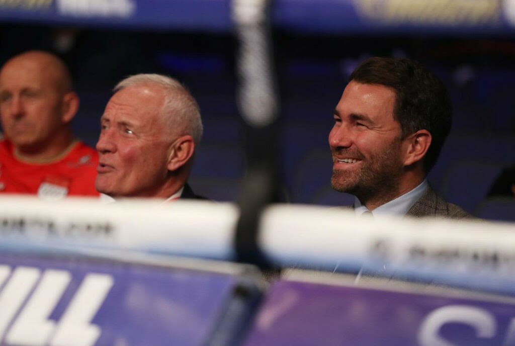 Eddie Hearn to take over from Barry as Chairman of Matchroom Sport Group