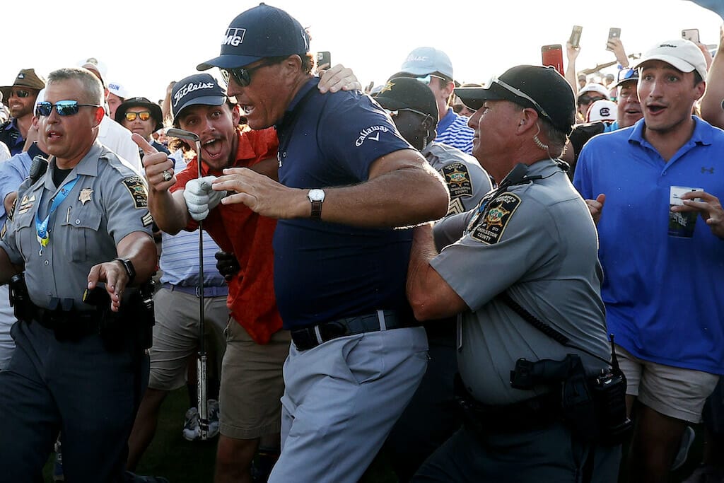 PGA of America apologises to Koepka & Mickelson over scenes on 18