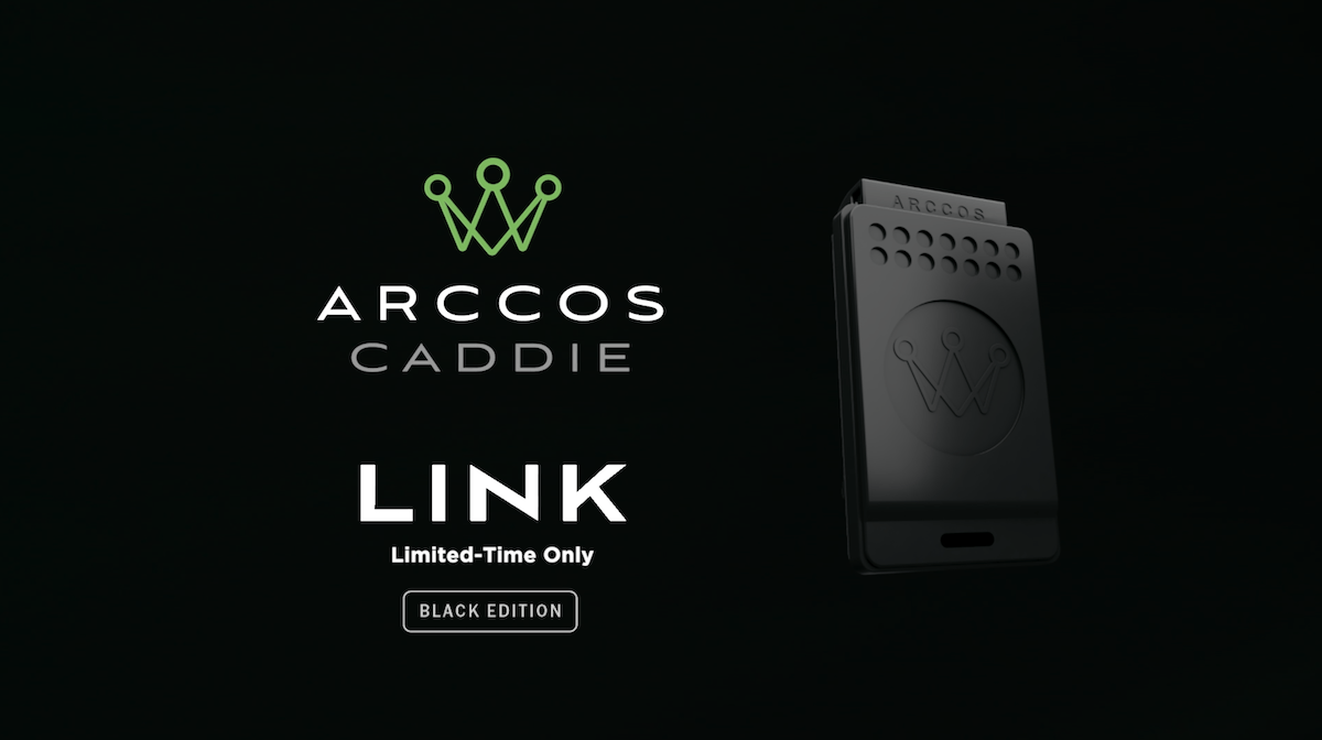 Arccos Golf unveil a limited edition black link tracker