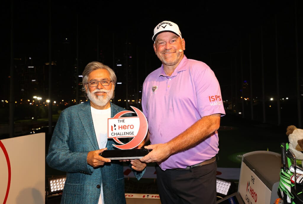 Bjørn wins the final Hero Challenge of 2021 at Topgolf Dubai