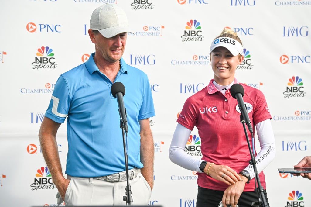 “Pretty cool” says World No.1 Nelly Korda on playing in front of Tiger Woods