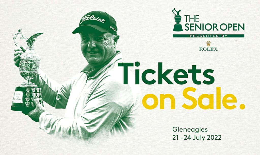 Launch price tickets for The Senior Open on sale now