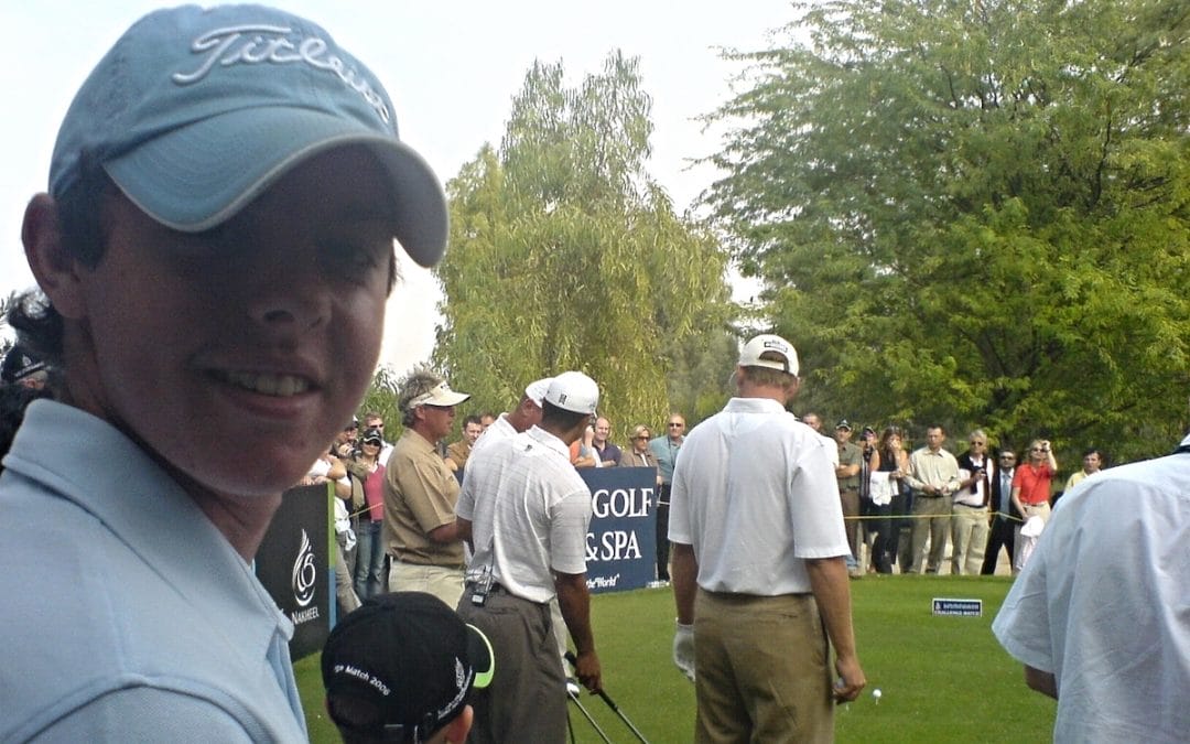 The day McIlroy carried a long lens and got a media badge to follow his hero Woods