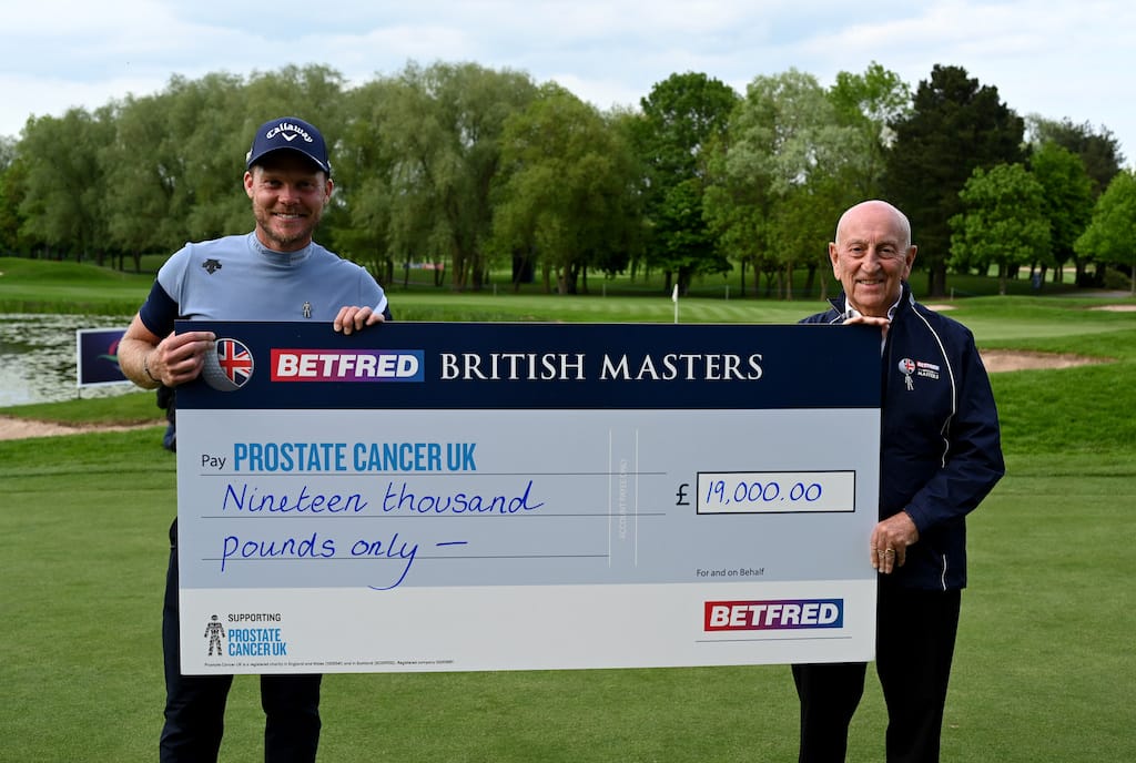 Willett secures £19,000 donation to Prostate Cancer UK at British Masters