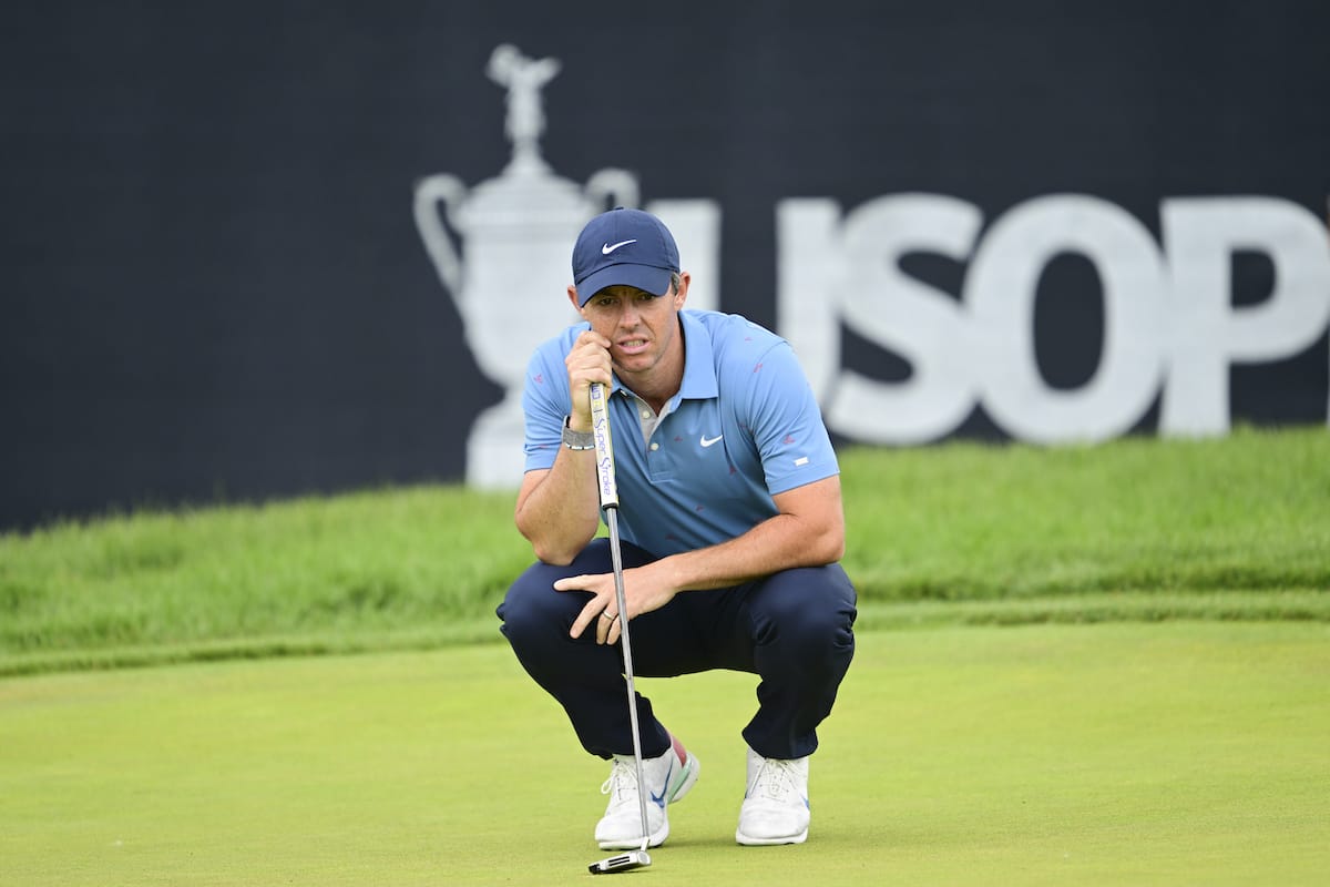 McIlroy Brilliantly Regroups From Early Double To Be One Off The Lead at Brookline