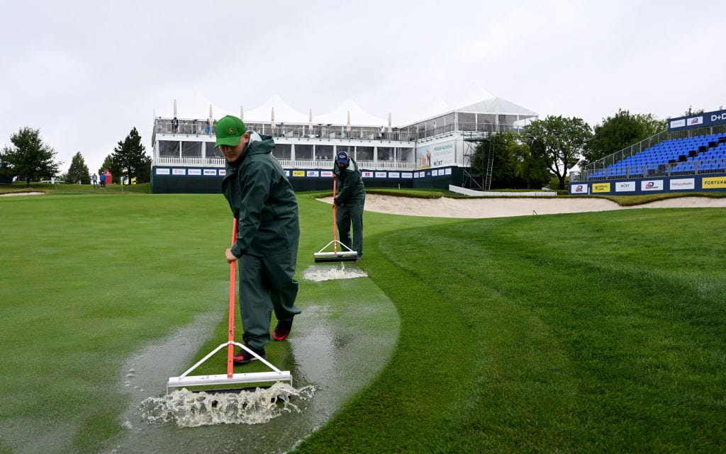 Czech Masters reduced to 54-hole event after torrential rain suspends play on day three
