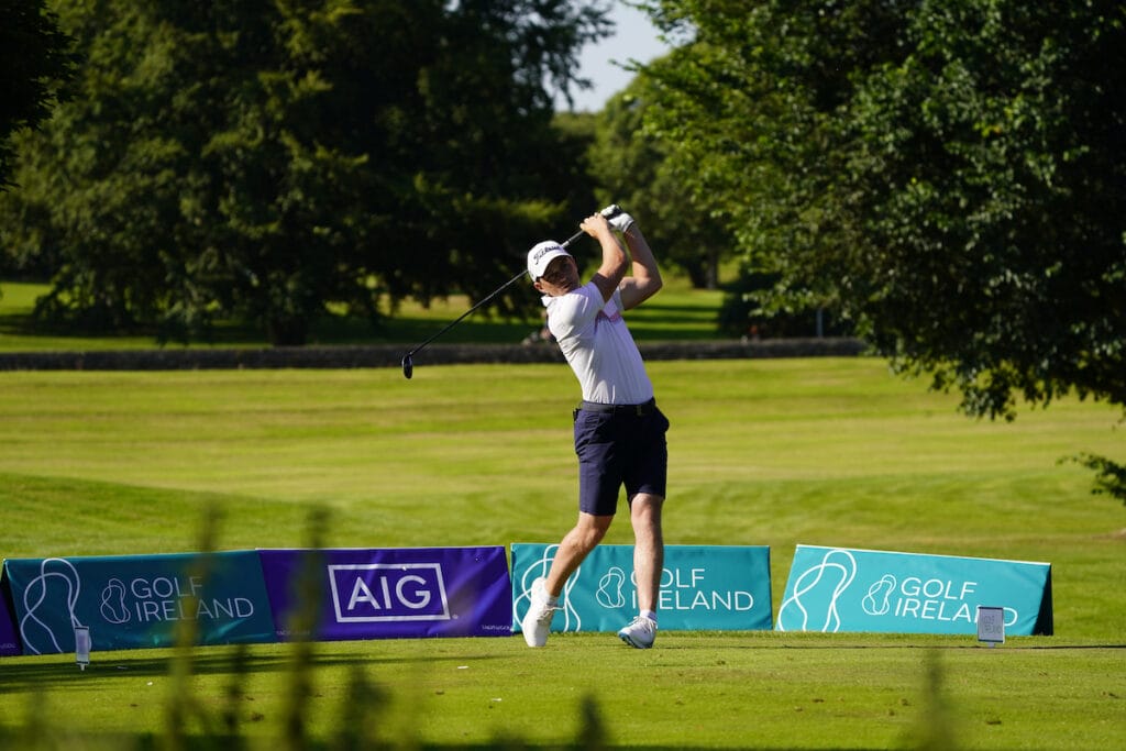 Keith Egan leads after the opening day of the AIG Irish Men's Amateur ...